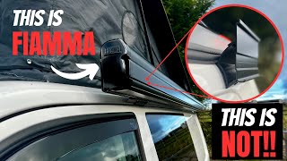 Fiamma F45 Awning With Poptop. Why I use THULE Brackets and no RAIL on my Transporter by UrbanArkOverland 11,915 views 5 months ago 8 minutes, 46 seconds