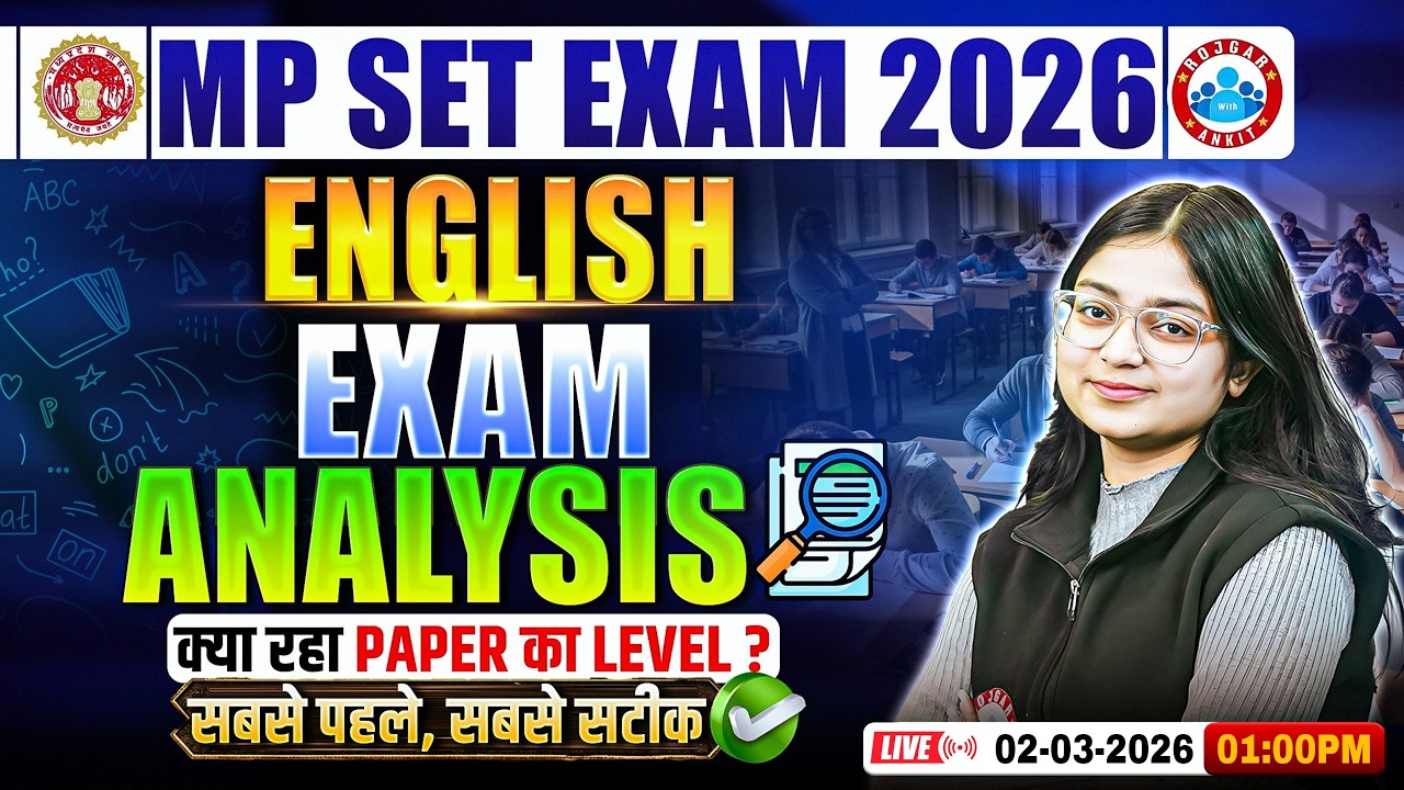 MP SET English Paper Analysis 2026 | MP SET English Exam Analysis 2026 | MP SET 2026 Paper Analysis