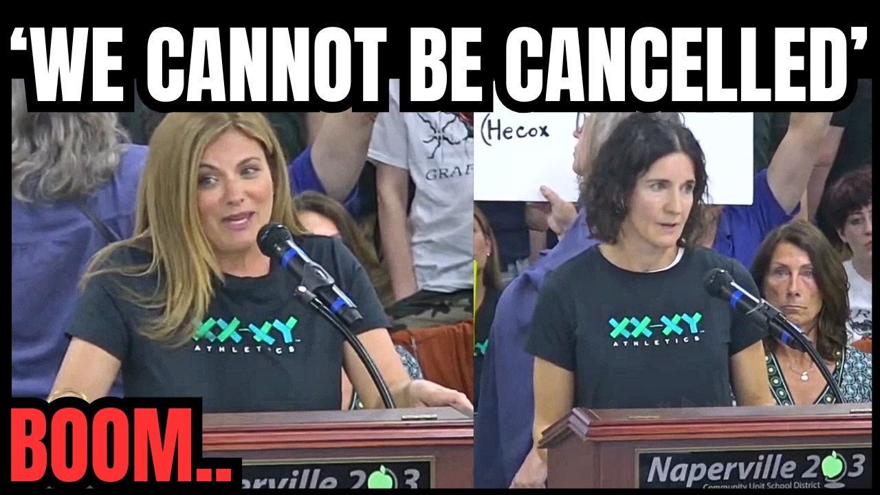 BRAVE Group Of Women Confronts WOKE Illinois School Board That ALLOWS Boys in Girl's Competition