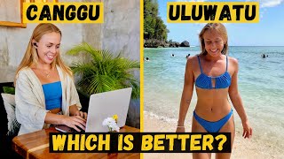 CANGGU VS. ULUWATU: Where in Bali should YOU visit? 🇮🇩 by Crosby Grace Travels 47,294 views 8 months ago 12 minutes, 36 seconds