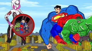 Rescue HULK Family & Spider-Gwen, Super Girl vs Venom Return Dead: Who Is The King Of Super Heroes ?
