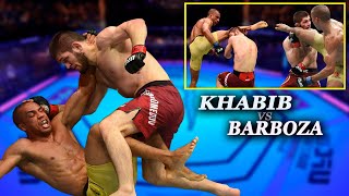 Khabib vs Edson Barboza - Highlights