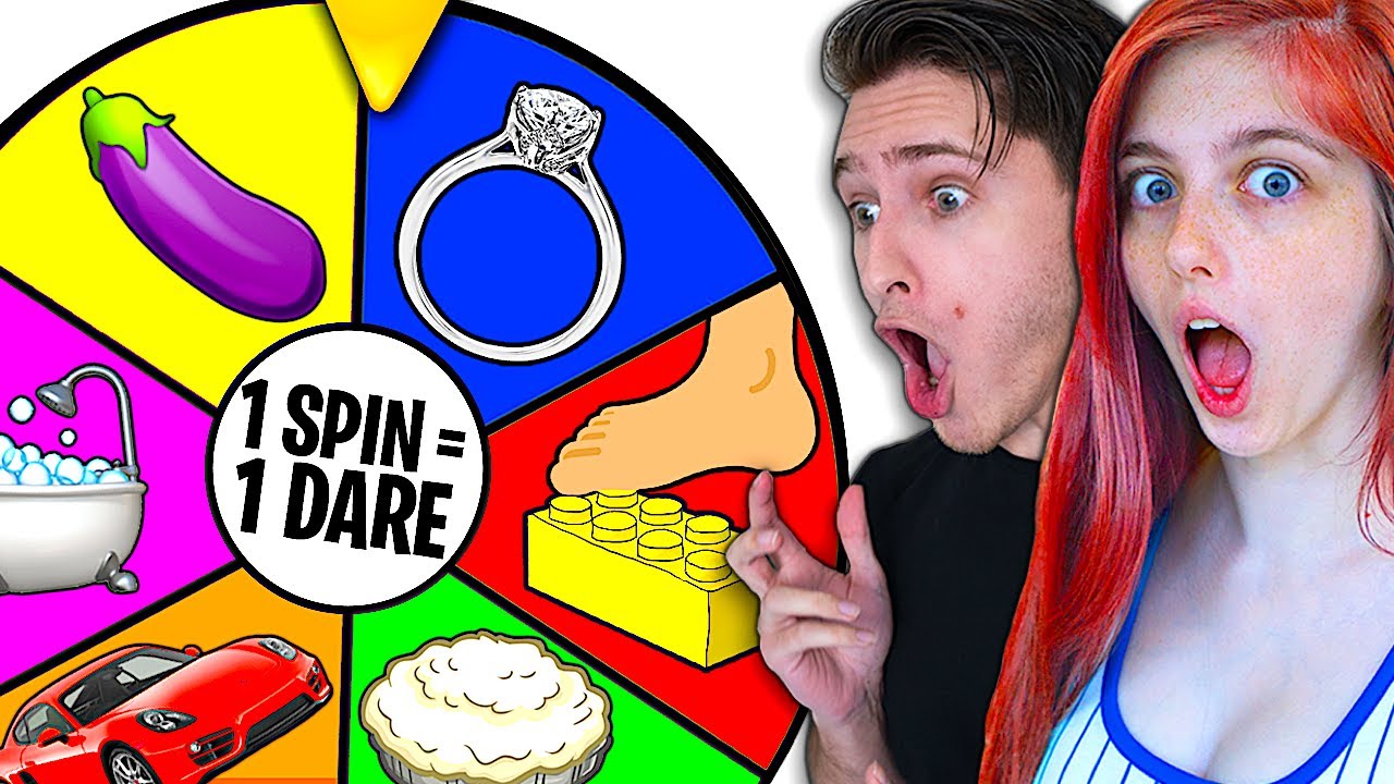 Вращай колесо и делай все, что выпадет - челлендж с девушкой!