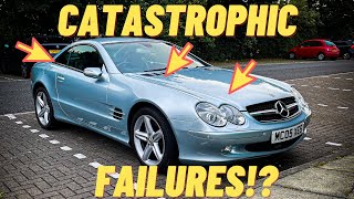 mercedes sl r230 part 6: catastrophic failures? how many things are wrong with my car? what cost?