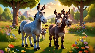 Five Dancing Donkeys Kick in Time | Counting & Rhythm Song for Kids | Nursery Rhymes