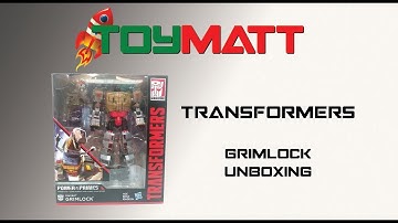 ToyMatt Transformers Power of the Primes Grimlock Unboxing