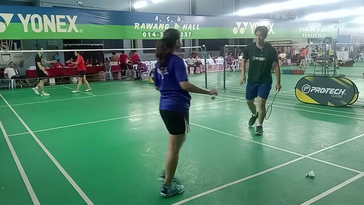 Badminton QF 12th Rawang Open Mixed Double Open Tour Jin Hwa / Erica