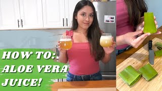 Aloe Vera Juice | Help Heal the Gut with This Aloe Vera Drink
