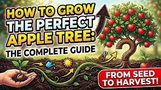 How to Grow the Perfect Apple Tree: The Complete Guide (From Seed to Harvest)🍎🍏 How To Grow Apple Trees Complete Growing Guide