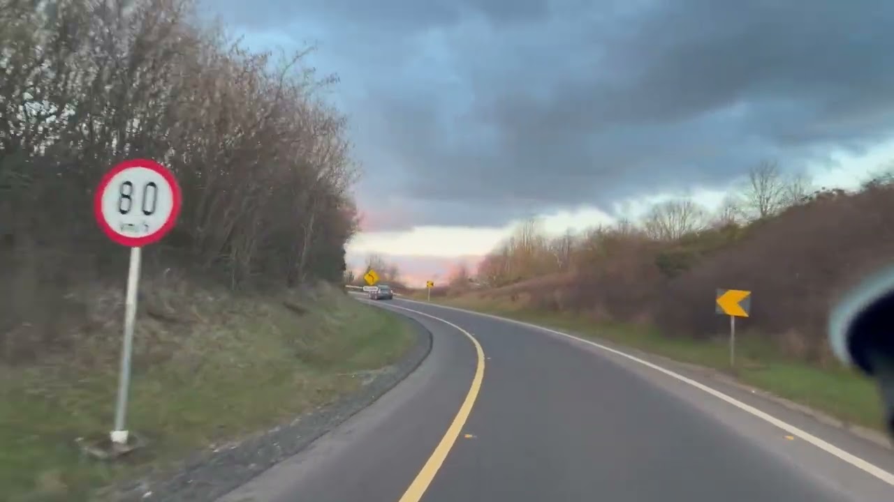 Limerick 4k - Lindo Entardecer- Atravessando a cidade ! 