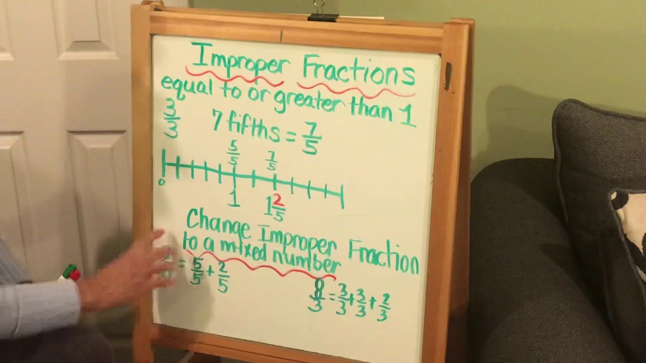 Improper Fractions Youtube , Mixed numbers, proper and improper ...