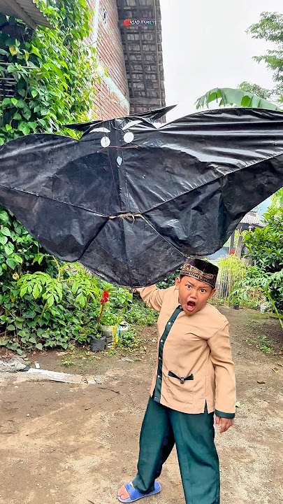 Nerbangin Layangan Burung Hantu Terbesar❗️ #shorts