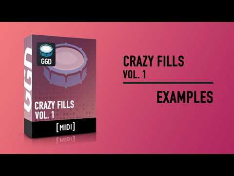 GGD Crazy Fills Vol. 1 MIDI Pack - Medley Example