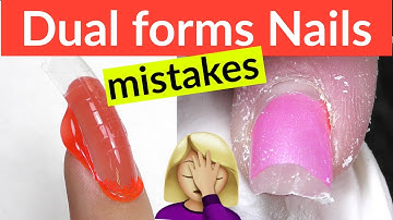 Dual Form Nails - Common MISTAKES