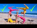 Big sisters vs little sisters extreme yoga challenge 2021