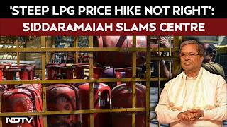 Lpg Price News Steep Lpg Price Hike Not Right Karnataka Cm Siddaramaiah Slams Centre