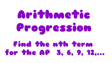 Arithmetic Progression