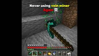 I Regret Using Vein Miner in Minecraft 💀