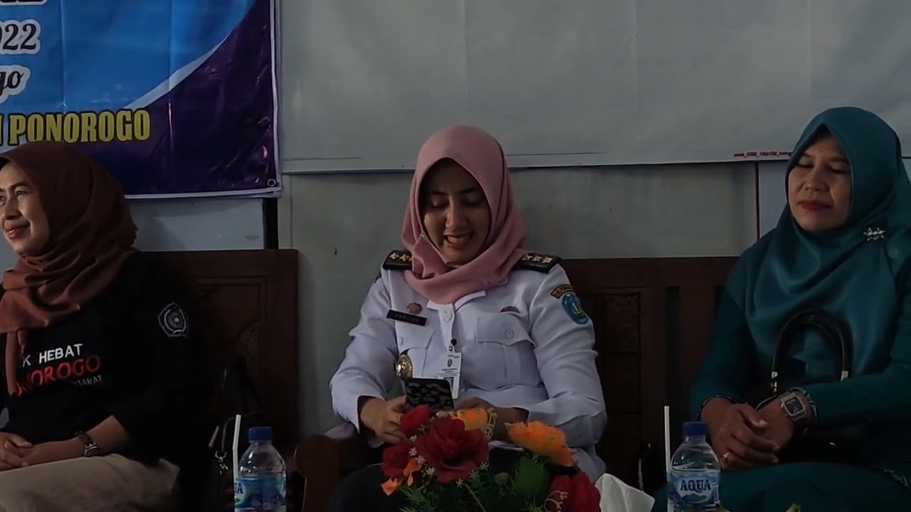 SAMBUTAN KETUA TP PKK DESA BEKARE DALAM ACARA BAKSOS PKK PEDULI TP PKK KABUPATEN PONOROGO TAHUN 2022