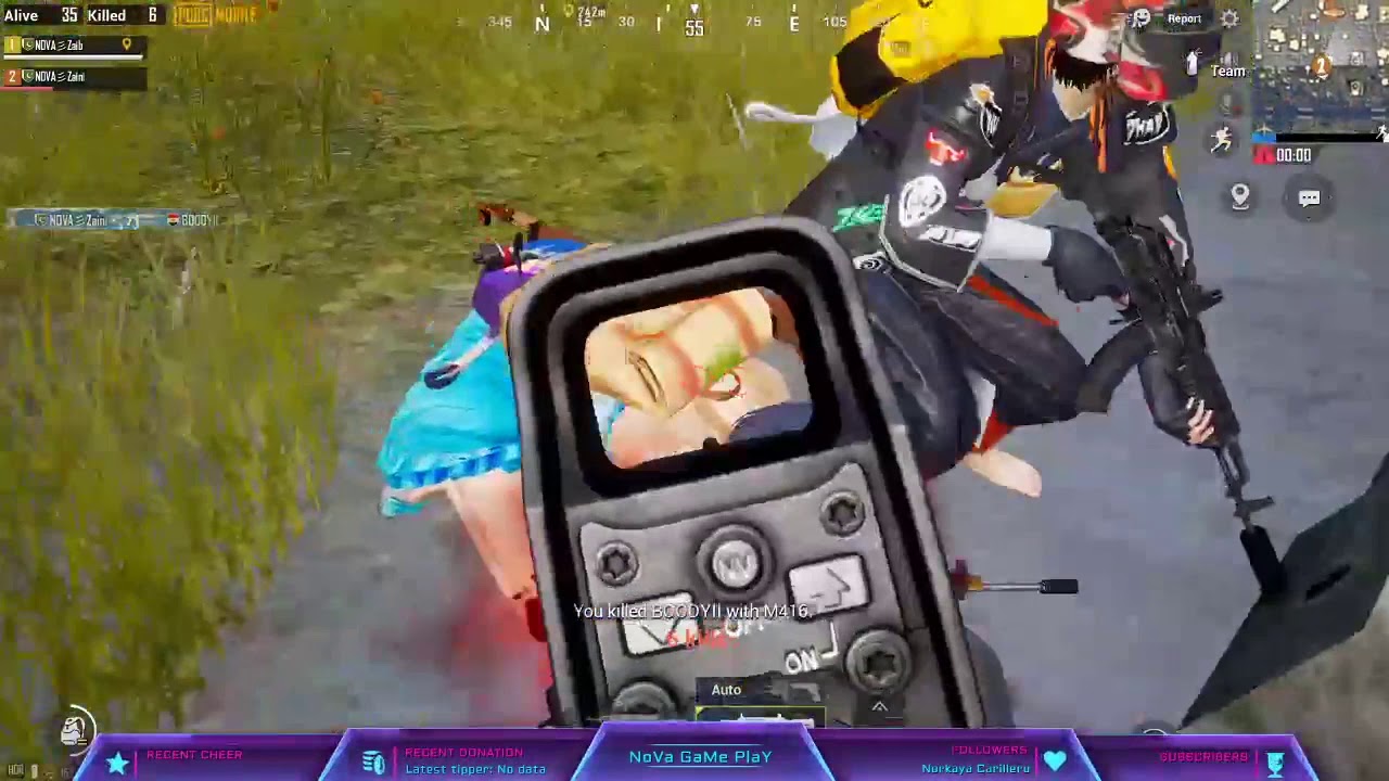 Duo vs Squad 22 Kills - Military Base Rush Gameplay - NOVA Clan PUBG Mobile