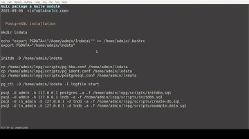 Guix package some database configuration/loading functionality