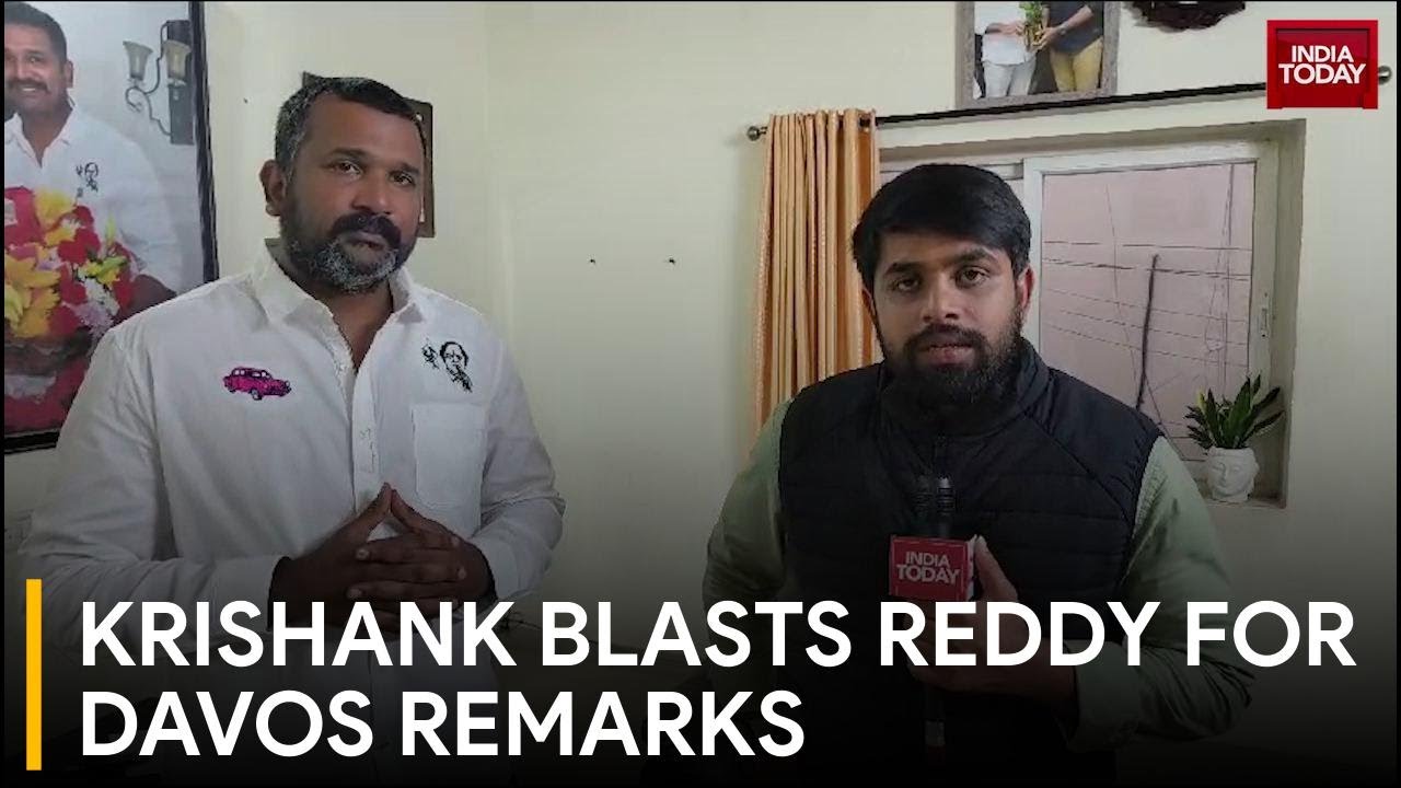 M. Krishank Blasts On Revanth Reddy For Politics Remarks At Davos: 'Farming Season Is On &...'