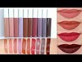 Maybelline Super Stay Matte Ink Unnudes Liquid Lipsticks || Review & Lip Swatches