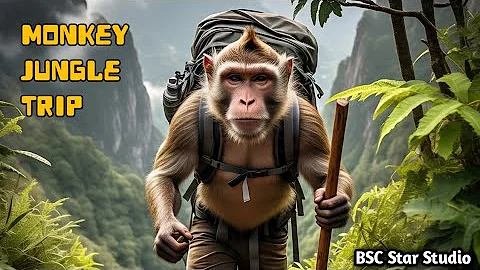 Monkey Vlog || Monkey Ai video || Viral Monkey video || Animation Movie || Cartoon Story || VFX.BSC