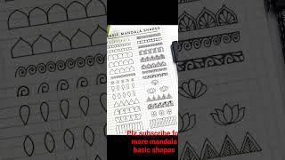 mandala basic shapes