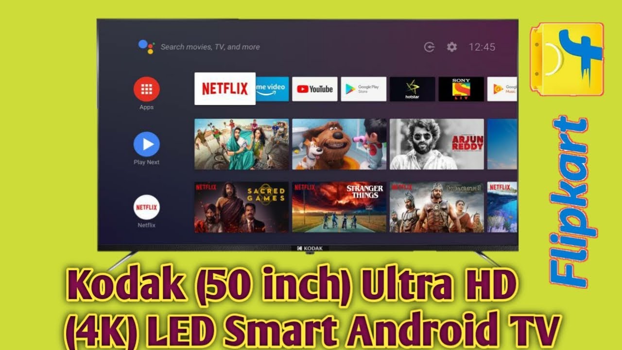Kodak (50CA7077) (50 inch) Ultra HD (4K) LED Smart Android TV with Dolby Vision🔥🔥🔥