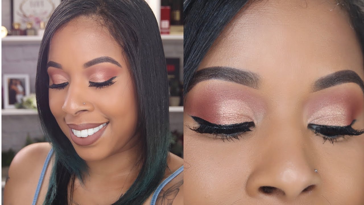 Simple Eyeshadow Look/Jackie Aina  Eyeshadow Palette