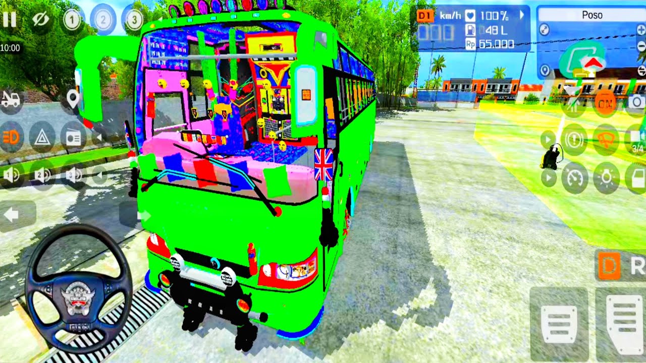 🔥Bus simulator indonesia ll new euro coach bus simulator ll