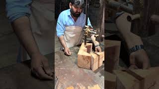 How to make stool cutting machine skills 😨#viral #viralvideo #woodworking #machine #wood