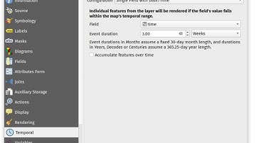 QGIS 3.14 time handling and map animation demo