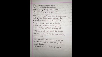 Write an email for setting up a computer club #email #letter #english #learnenglish #learning #study