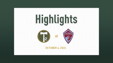 HIGHLIGHTS | Colorado Rapids 2 vs. Timbers2 | October 6, 2024