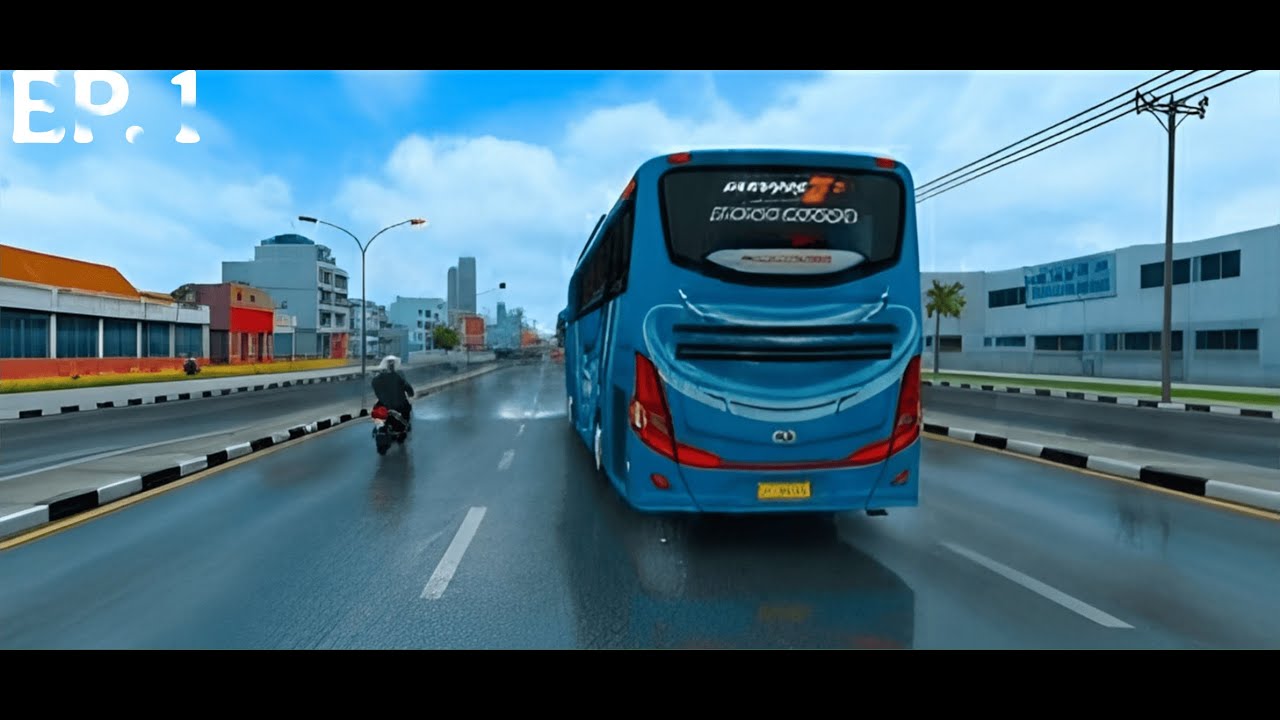 I Became a Bus Driver! - Bus Simulator Indonesia Episode 1