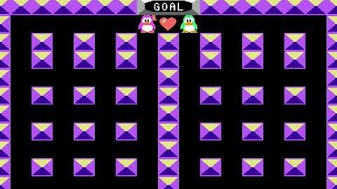 Binary Land (Japan) (NES) Love Story Gameplay