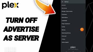 How To Turn Off Advertise As Server On Plex App