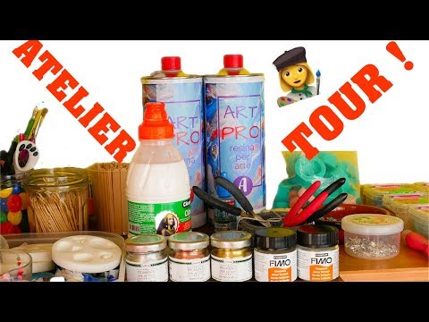 ATELIER TOUR - RANGEMENT FIMO ET RESINE