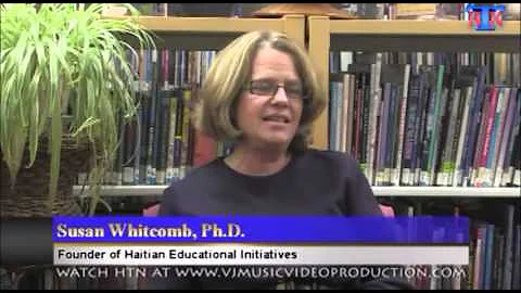 Emmanuel W  Doreste talks with Susan Whitcomb and ...