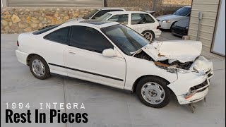 How Profitable is Parting Out a Car?  Wrecked Acura Integra