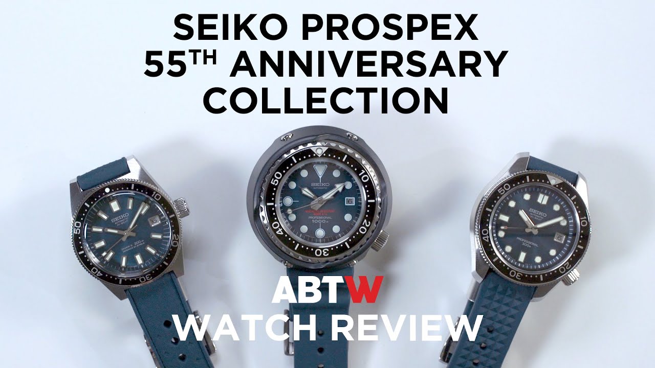 Seiko Prospex 55th Anniversary Collection Watch Review | aBlogtoWatch -  YouTube