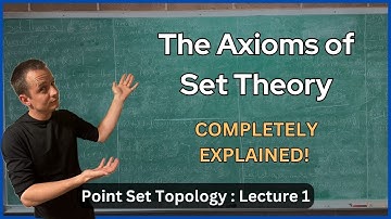 Axiomatic Set Theory – Lecture 1 (Topology)