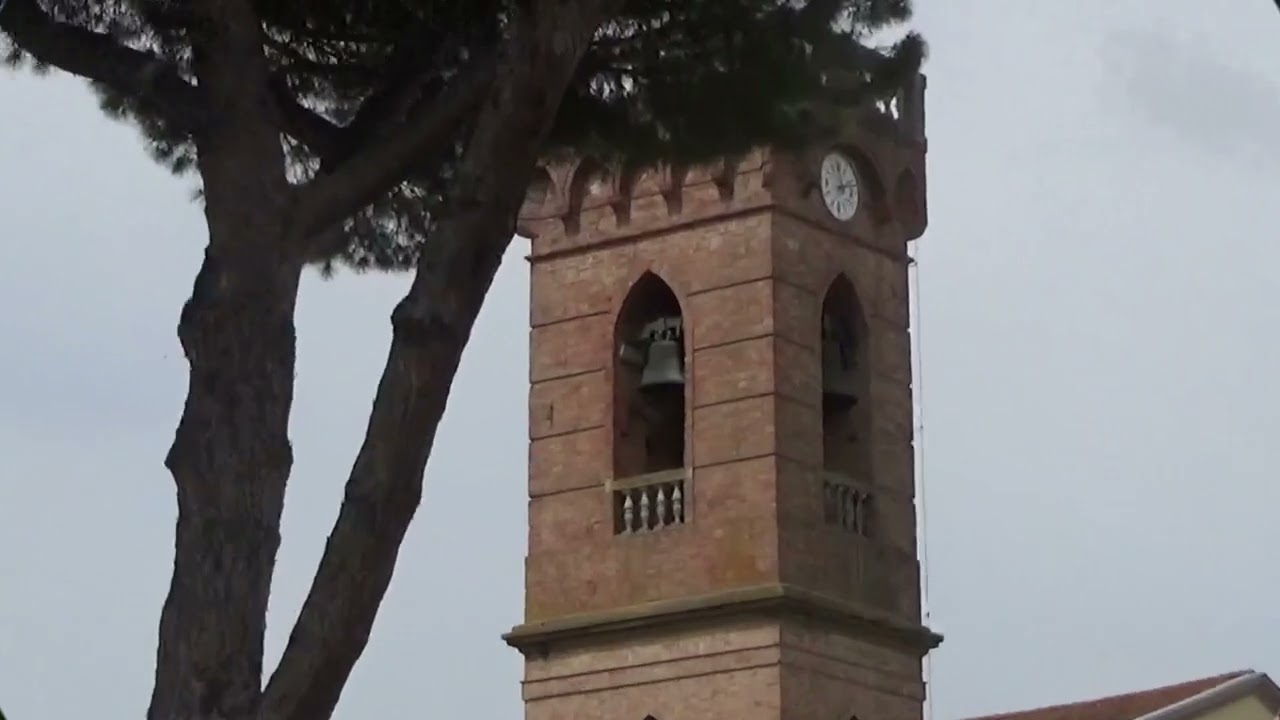 Le campane della Chiesa del Sacro Cuore di Gesù in Ponte a Egola, Suonate Festive per la messa.