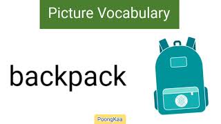 Letter "B" Words - 📚Picture Dictionary - First Words - ESL - animated- Brain Development - PoongKaa screenshot 3
