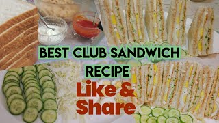 Club Sandwich Recipe by Sajida Parveens food secret|Best And Easy homemade Club Sandwich Recipe