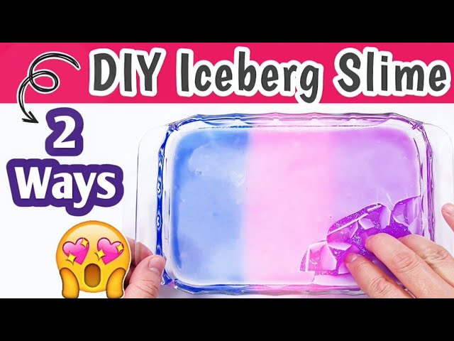 Borax-Free Iceberg Crunchy Fluffy Slime