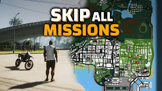 Skip All Missions and Unlock full Map In Android GTA Sa DE