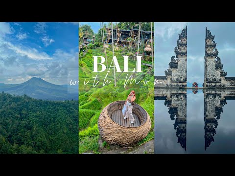 TRAVEL DIARIES ✈️ | Exploring Bali with my Mama — visiting temples, swimming, and more